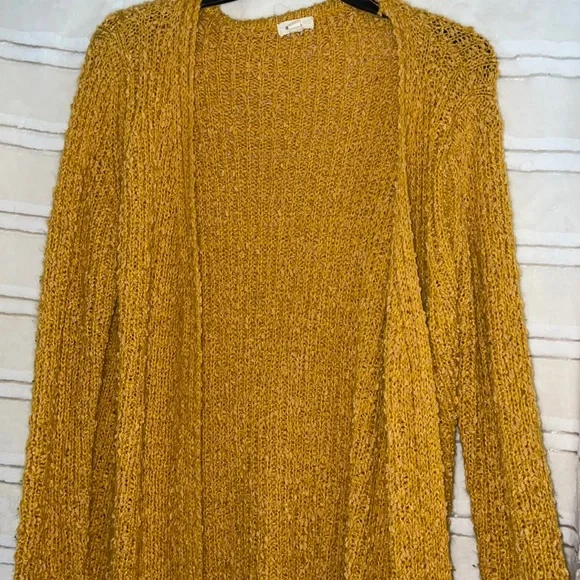 Debut TJ Maxx Golden Yellow Cardigan